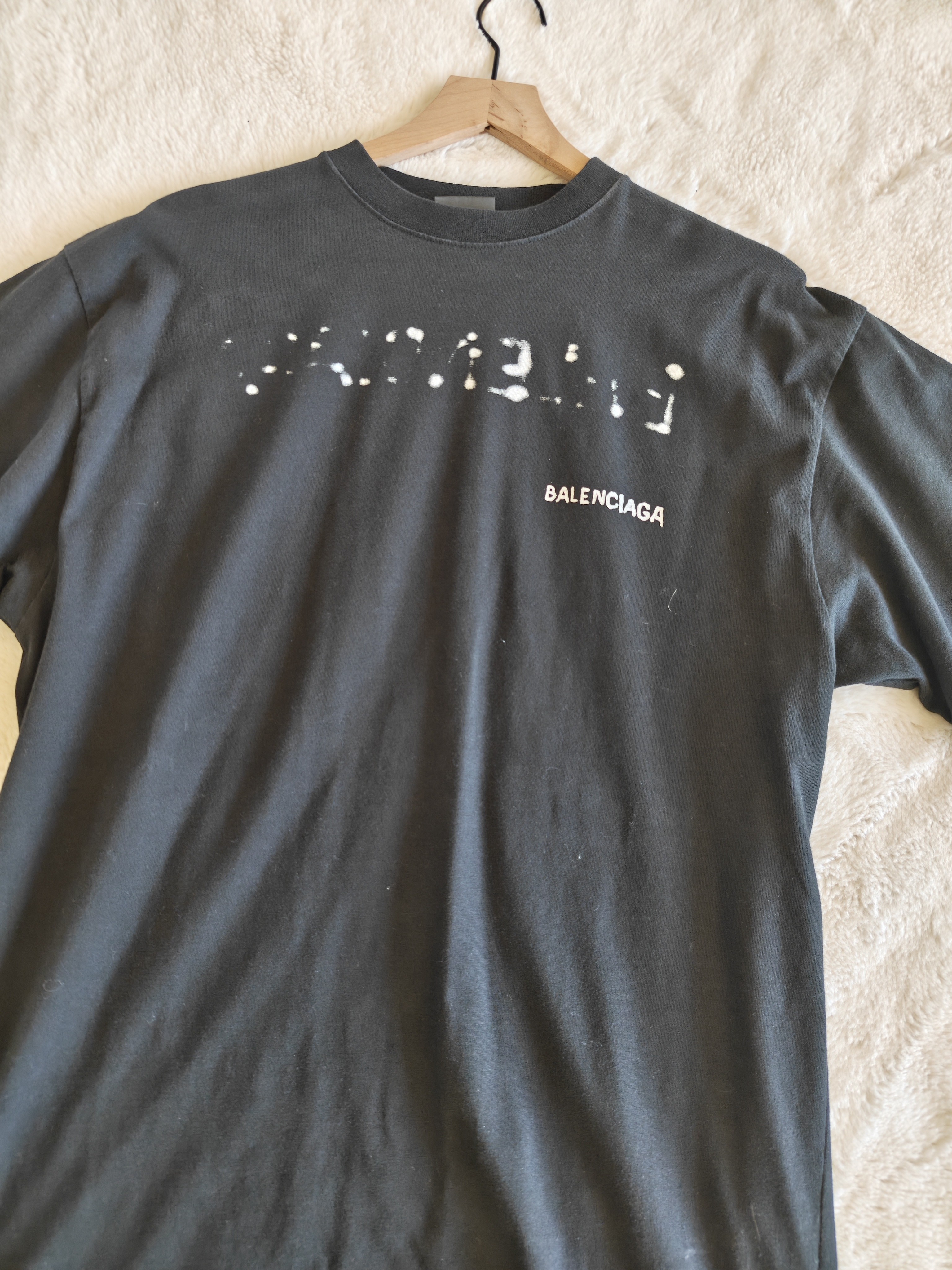Balenciaga Black Crewneck T-Shirt